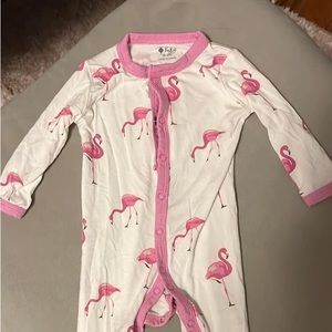 Kyte Flamingo Snap Romper
